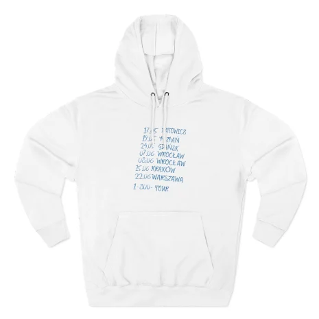 Taco-Hemingway-1-800-tour-Three-Panel-Fleece-Hoodie-1 Bluza Taco Hemingway 1-800-Tour — Nadruk Graficzny