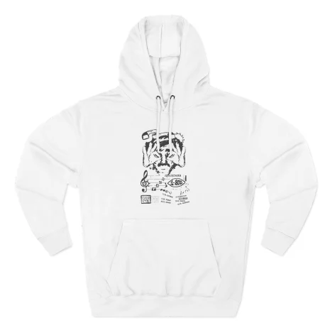 Taco-Hemingway-1-800-tour-Three-Panel-Fleece-Hoodie-1 Bluza Taco Hemingway Szkic Abstrakcyjny