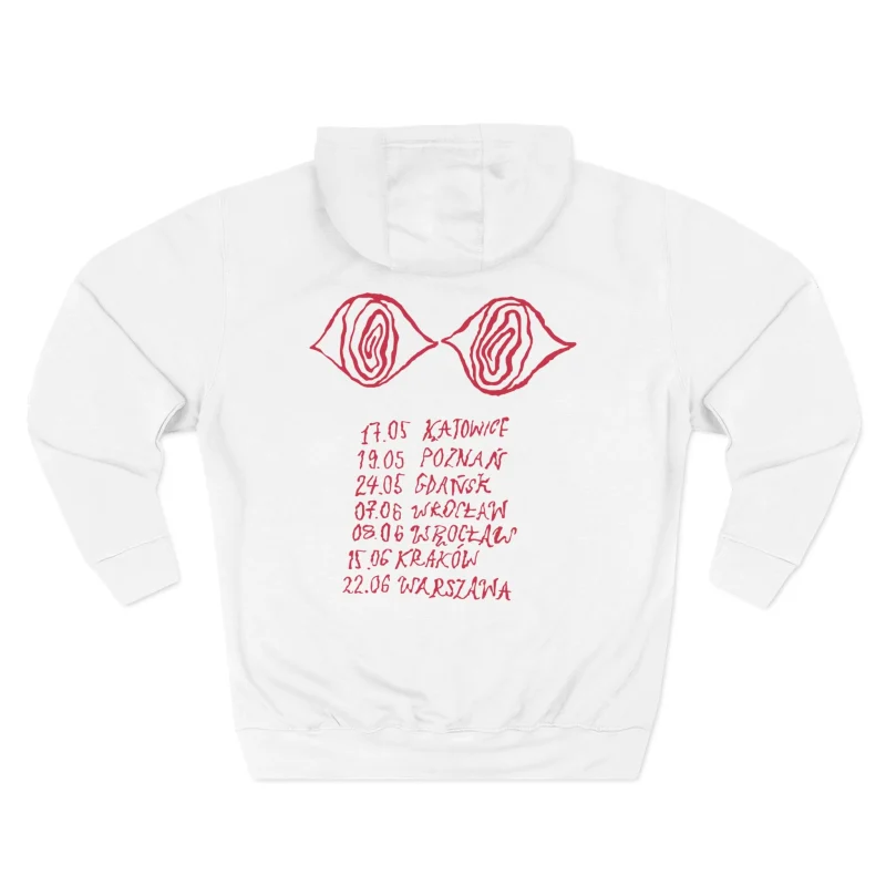 Taco-Hemingway-1-800-tour-Three-Panel-Fleece-Hoodie-2 Bluza Taco Hemingway Taco Tour Nadruk Graficzny