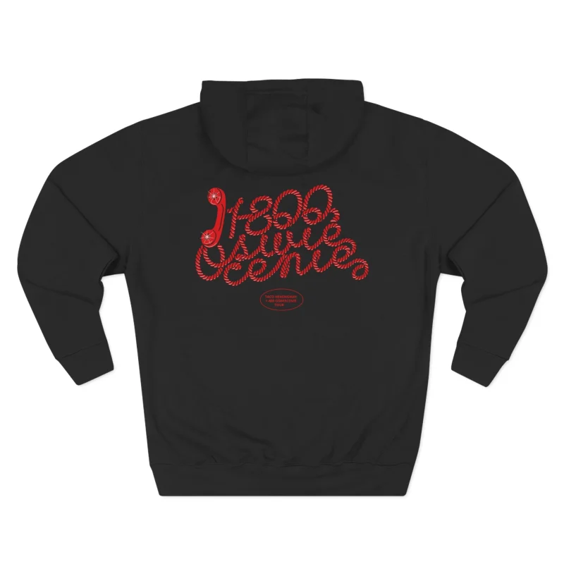 Taco-Hemingway-1-800-tour-Three-Panel-Fleece-Hoodie-2 Bluza Taco Hemingway 1-800-Tour — Klimat