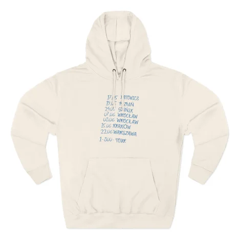 Taco-Hemingway-1-800-tour-Three-Panel-Fleece-Hoodie-3 Bluza Taco Hemingway 1-800-Tour — Nadruk Graficzny