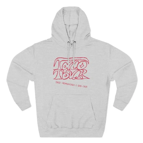 Taco-Hemingway-1-800-tour-Three-Panel-Fleece-Hoodie-3 Bluza Taco Hemingway Taco Tour Nadruk Graficzny