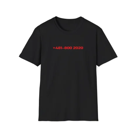 Taco-Hemingway-1-800-tour-Unisex-Softstyle-T-Shirt-1 Koszulka Taco Hemingway 1-800-Tour Numer Telefonu
