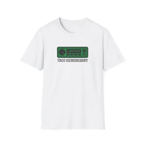 Taco-Hemingway-1-800-tour-Unisex-Softstyle-T-Shirt-1 Koszulka Taco Hemingway 1-800-Tour Cassette Graphic