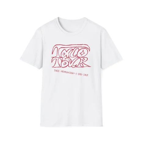 Koszulka Taco Hemingway Taco Tour Nadruk Graficzny