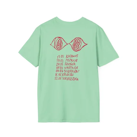 Taco-Hemingway-1-800-tour-Unisex-Softstyle-T-Shirt-10 Koszulka Taco Hemingway Taco Tour Nadruk Graficzny