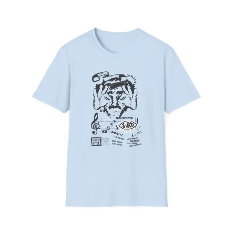 Taco-Hemingway-1-800-tour-Unisex-Softstyle-T-Shirt-11 Koszulka Taco Hemingway 1-800-Tour Nadruk w Stylu Szkicu