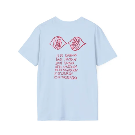 Taco-Hemingway-1-800-tour-Unisex-Softstyle-T-Shirt-12 Koszulka Taco Hemingway Taco Tour Nadruk Graficzny