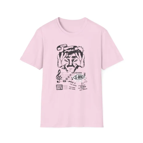 Taco-Hemingway-1-800-tour-Unisex-Softstyle-T-Shirt-13 Koszulka Taco Hemingway 1-800-Tour Nadruk w Stylu Szkicu