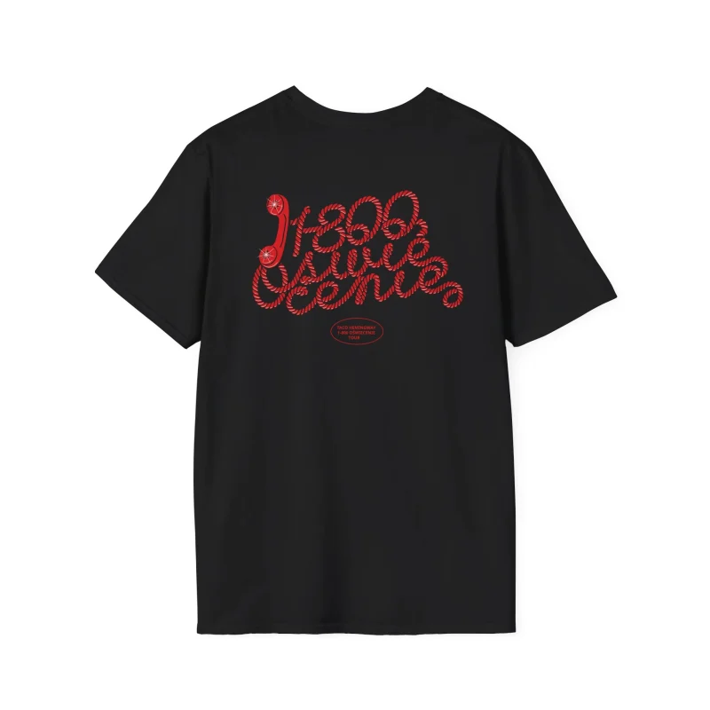 Koszulka Unisex Taco Hemingway 1-800-Tour Softstyle