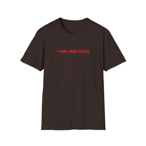 Taco-Hemingway-1-800-tour-Unisex-Softstyle-T-Shirt-3 Koszulka Taco Hemingway 1-800-Tour Numer Telefonu