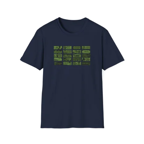 Taco-Hemingway-1-800-tour-Unisex-Softstyle-T-Shirt-3 Odkryj Taco Hemingway Green Tour Graphic T-Shirt. Wyrazisty design i muzyczny motyw dla fanów Taco Hemingwaya.
