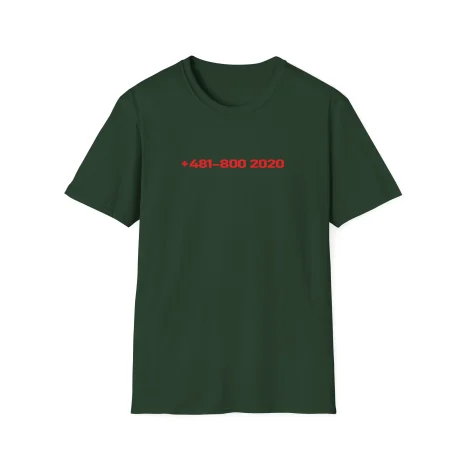 Taco-Hemingway-1-800-tour-Unisex-Softstyle-T-Shirt-5 Koszulka Taco Hemingway 1-800-Tour Numer Telefonu