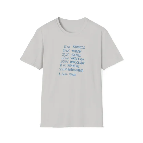 Taco-Hemingway-1-800-tour-Unisex-Softstyle-T-Shirt-5 Koszulka Taco Hemingway 1-800-Tour Dates