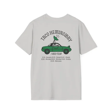 Taco-Hemingway-1-800-tour-Unisex-Softstyle-T-Shirt-6 Koszulka Taco Hemingway 1-800-Tour Cassette Graphic