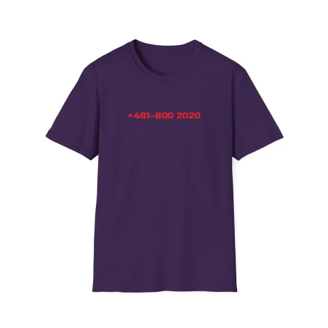 Taco-Hemingway-1-800-tour-Unisex-Softstyle-T-Shirt-9 Koszulka Taco Hemingway 1-800-Tour Numer Telefonu