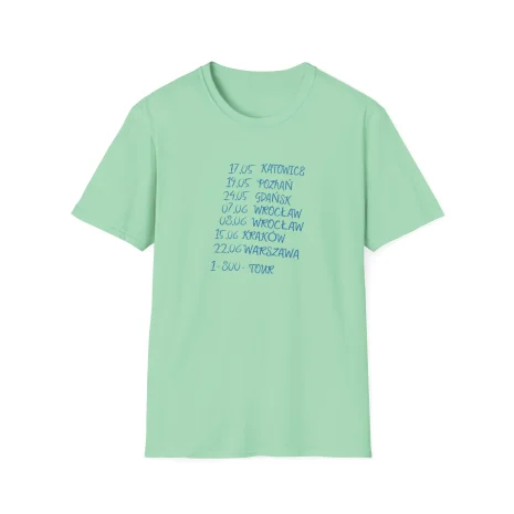 Taco-Hemingway-1-800-tour-Unisex-Softstyle-T-Shirt-9 Koszulka Taco Hemingway 1-800-Tour Dates
