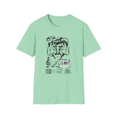 Taco-Hemingway-1-800-tour-Unisex-Softstyle-T-Shirt-9 Koszulka Taco Hemingway 1-800-Tour Nadruk w Stylu Szkicu