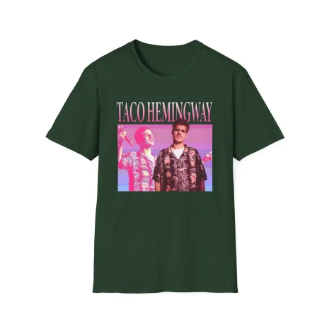 Taco-Hemingway-Unisex-Softstyle-T-Shirt-5 Koszulka Unisze Taco Hemingway Retro Okładka Albumu