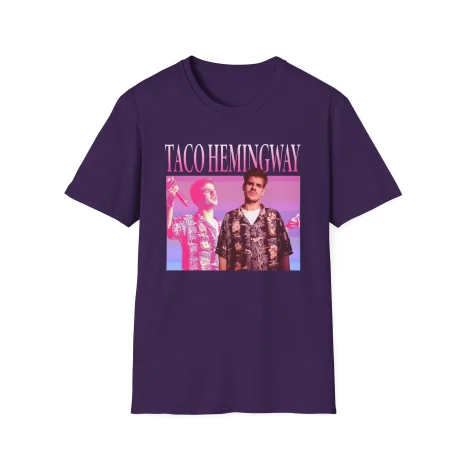 Taco-Hemingway-Unisex-Softstyle-T-Shirt-9 Koszulka Unisze Taco Hemingway Retro Okładka Albumu